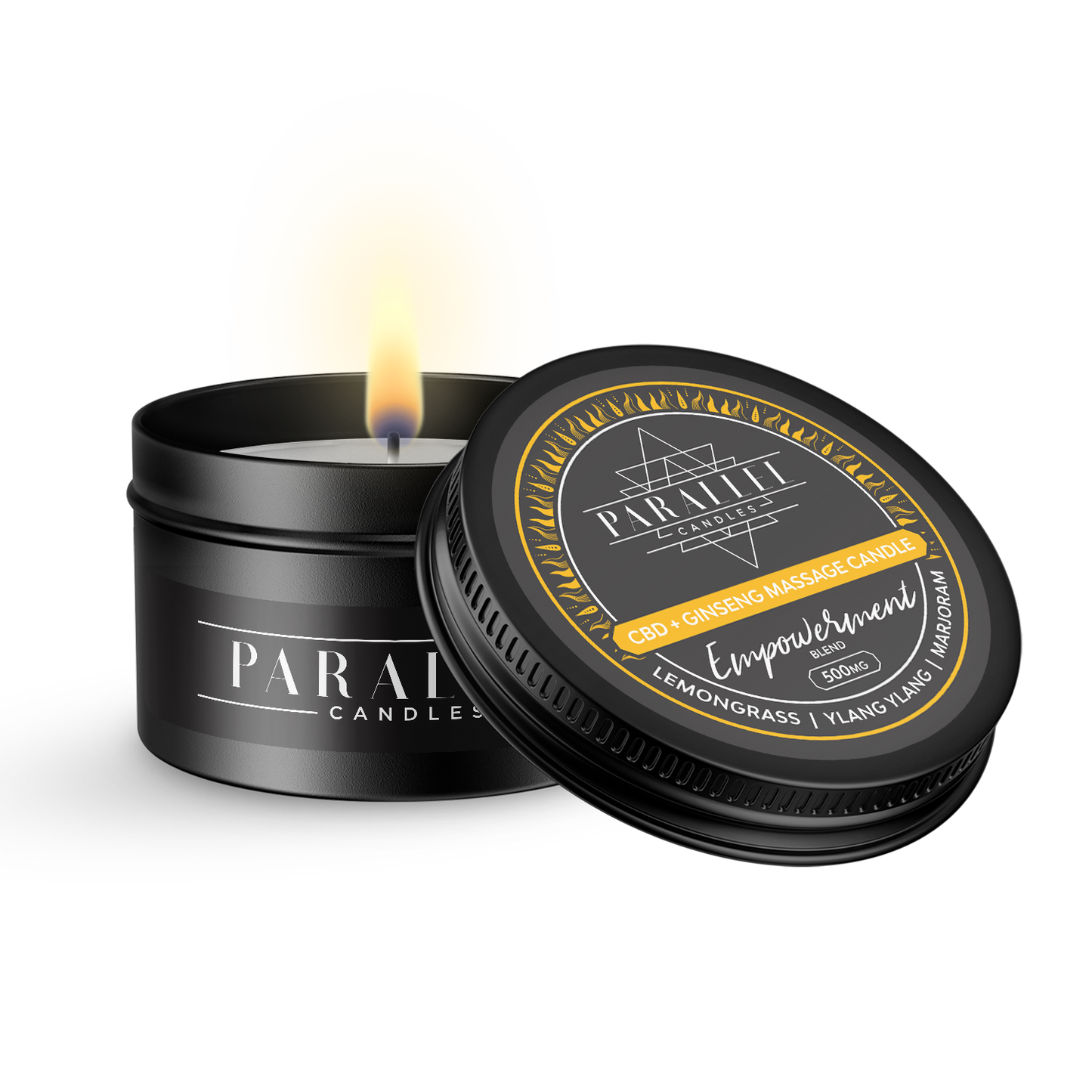 Empowerment Balm w/ Ginseng • Massage Candle, Lip Balm, Moisturizer All-in-One