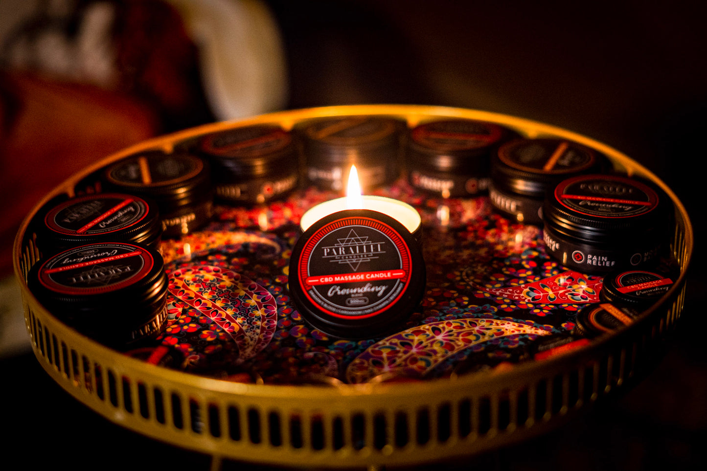 Grounding Balm • Massage Candle, Lip Balm, Moisturizer All-in-One