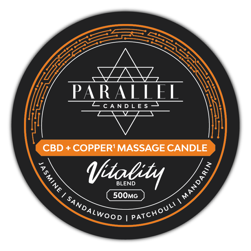Vitality Balm w/ Copper • Massage Candle, Lip Balm, Moisturizer All-in-One